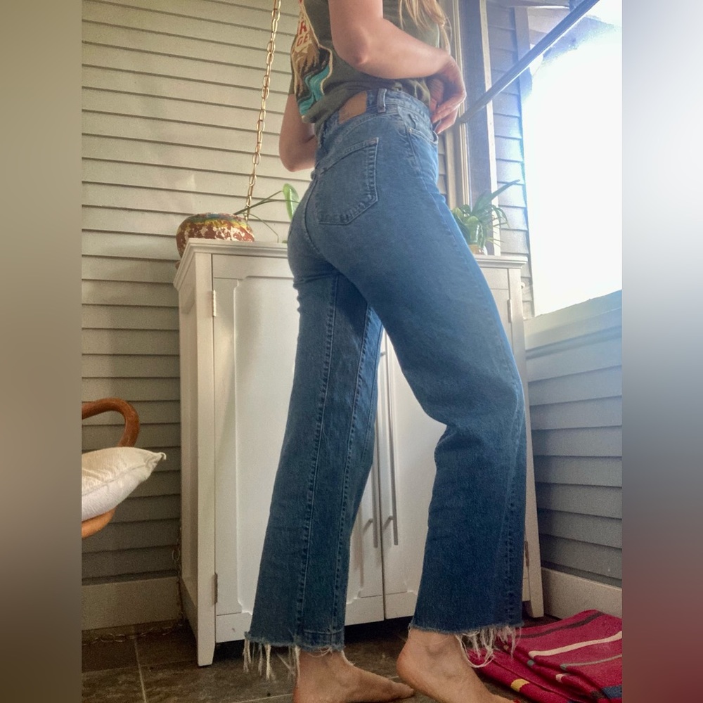 Free People x We the Free high waisted wide leg flare size 27